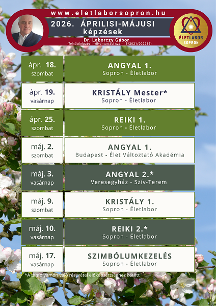 áprikis- május programja